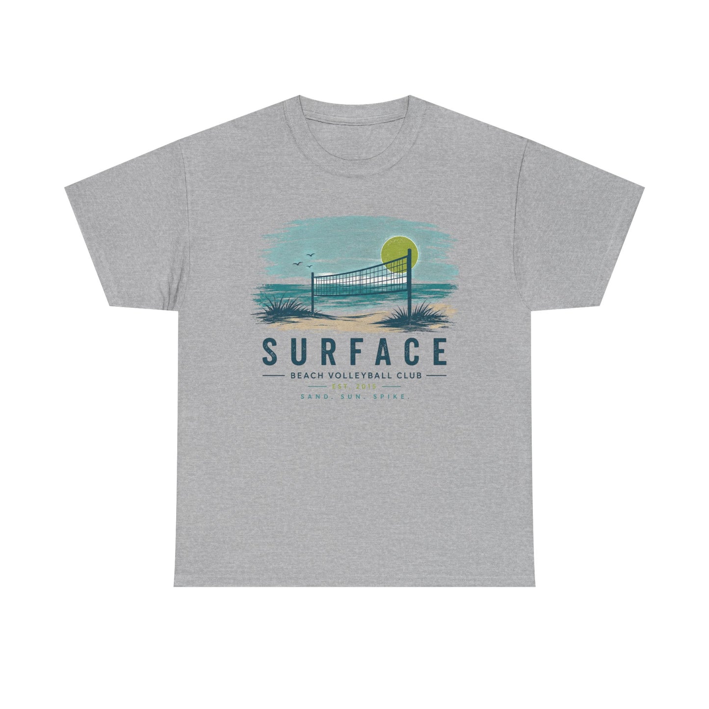 Surface Beach Volleyball Club T-Shirt – Vintage Coastal Volleyball Tee