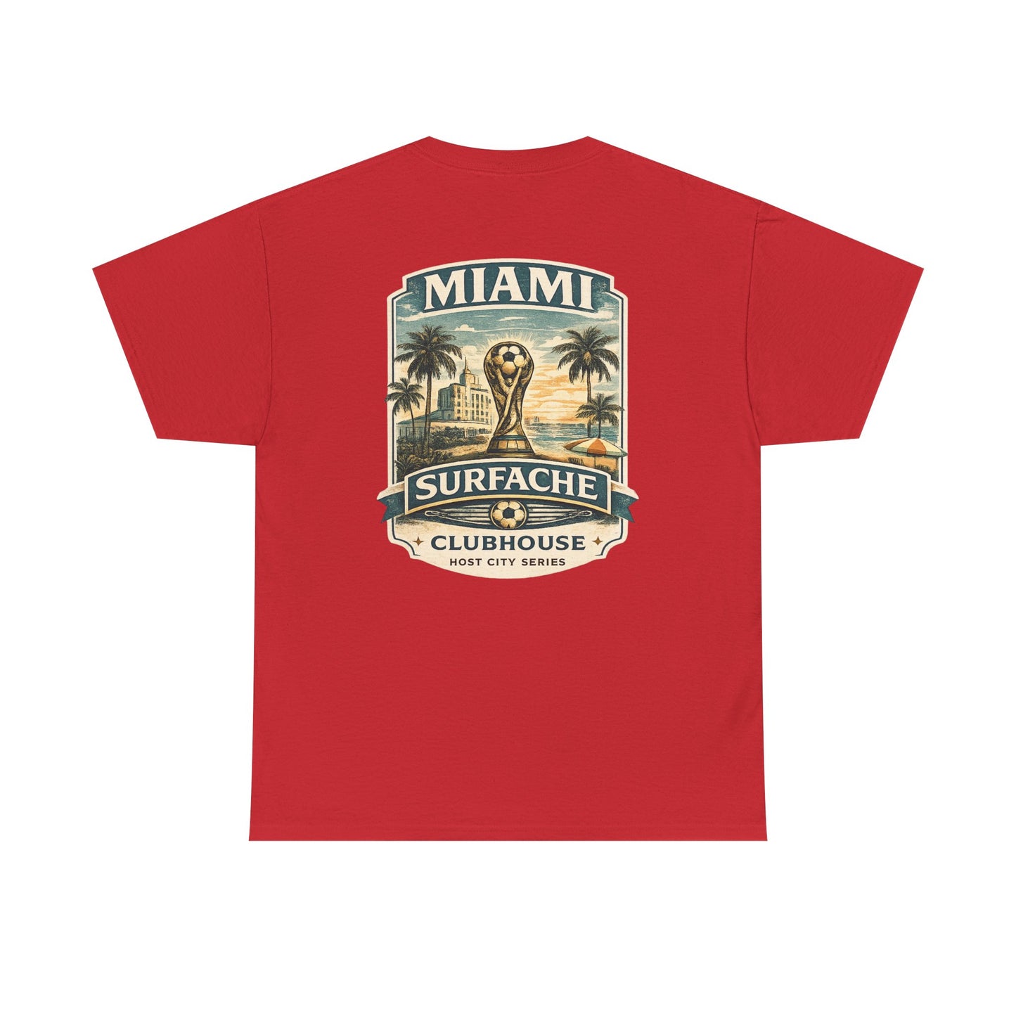 Surfache Miami Clubhouse T-Shirt — Vintage Palm Beach Surf Tee