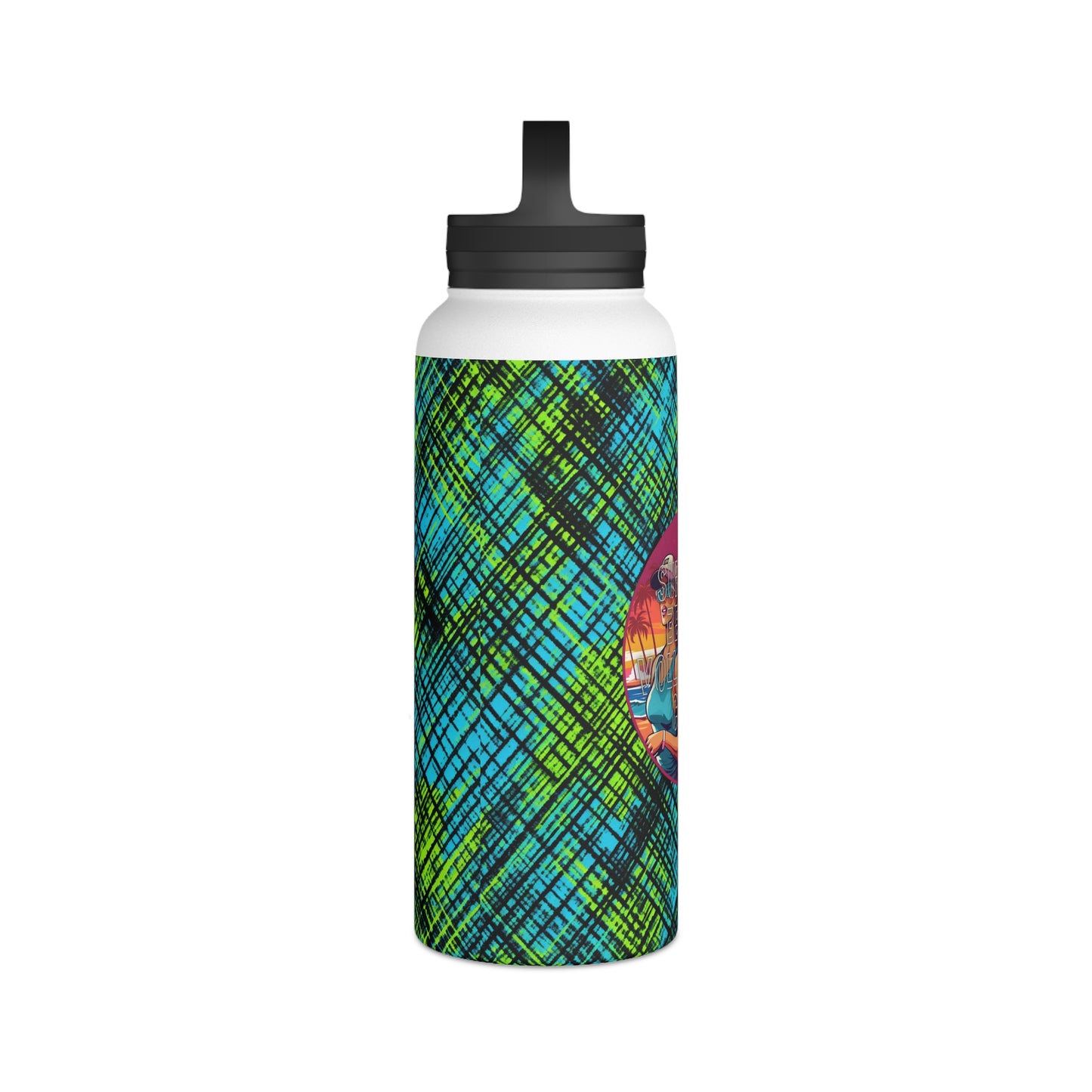 Surface Beach Volleyball Club Stainless Steel Water Bottle, Handle Lid