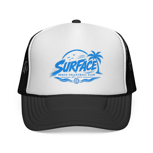 Surface Beach Volleyball Club Trucker Cap | Surf Palm Logo