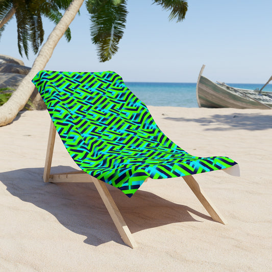 Surface Beach Volleyball Club Geometric Beach Towel