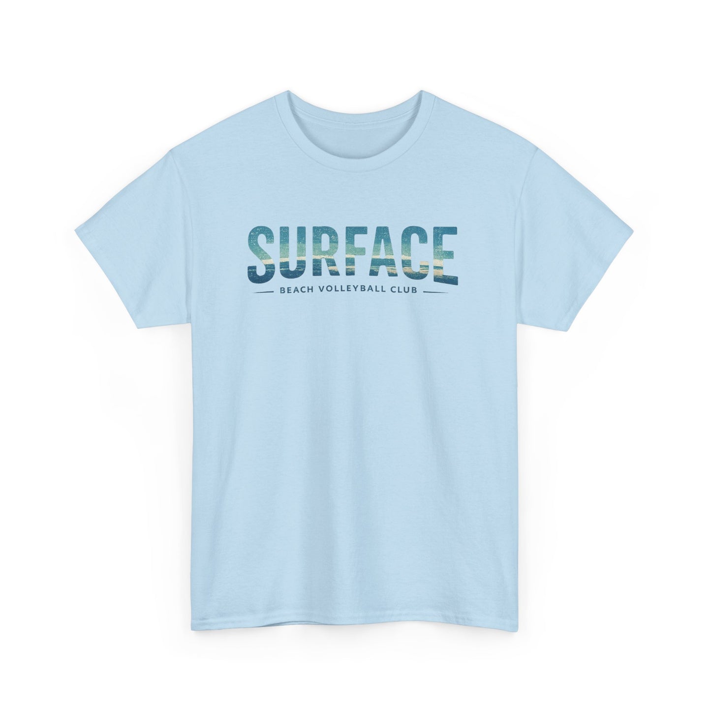 Surface Beach Club T-Shirt — Vintage Palm & Wave Logo Tee