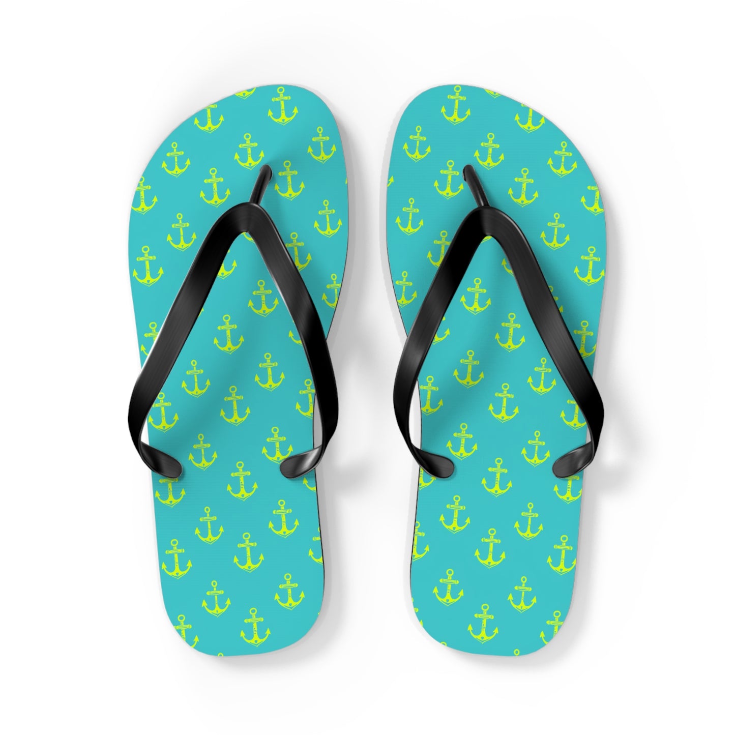 Anchors Away Surface Beach Volleyball Club Designer Flip Flops