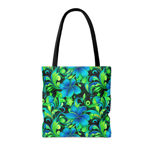 Surface Beach Volleyball Floral Logo Tote Bag (AOP)