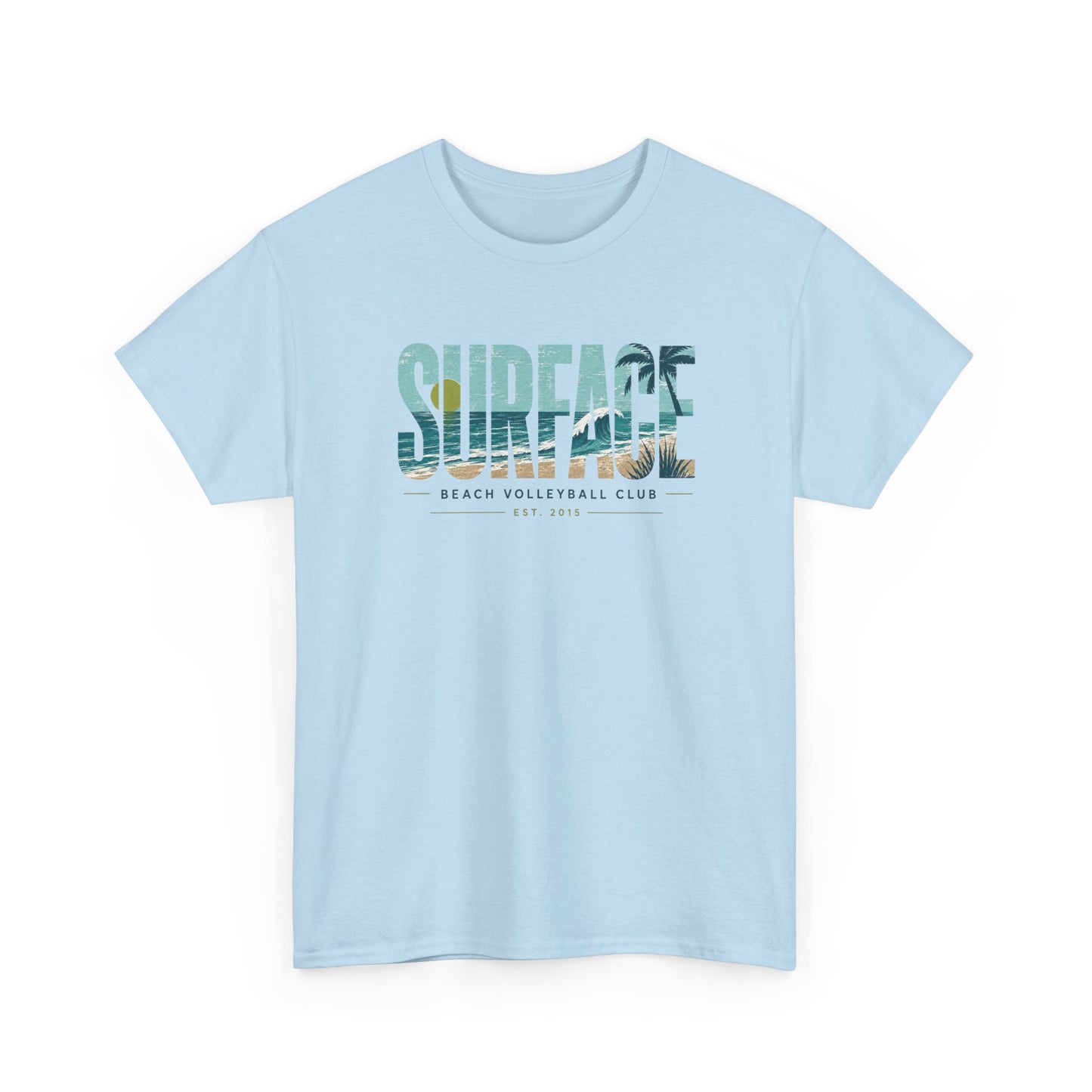 Surface Beach Volleyball Club T-Shirt — Coastal Surf Graphic Tee