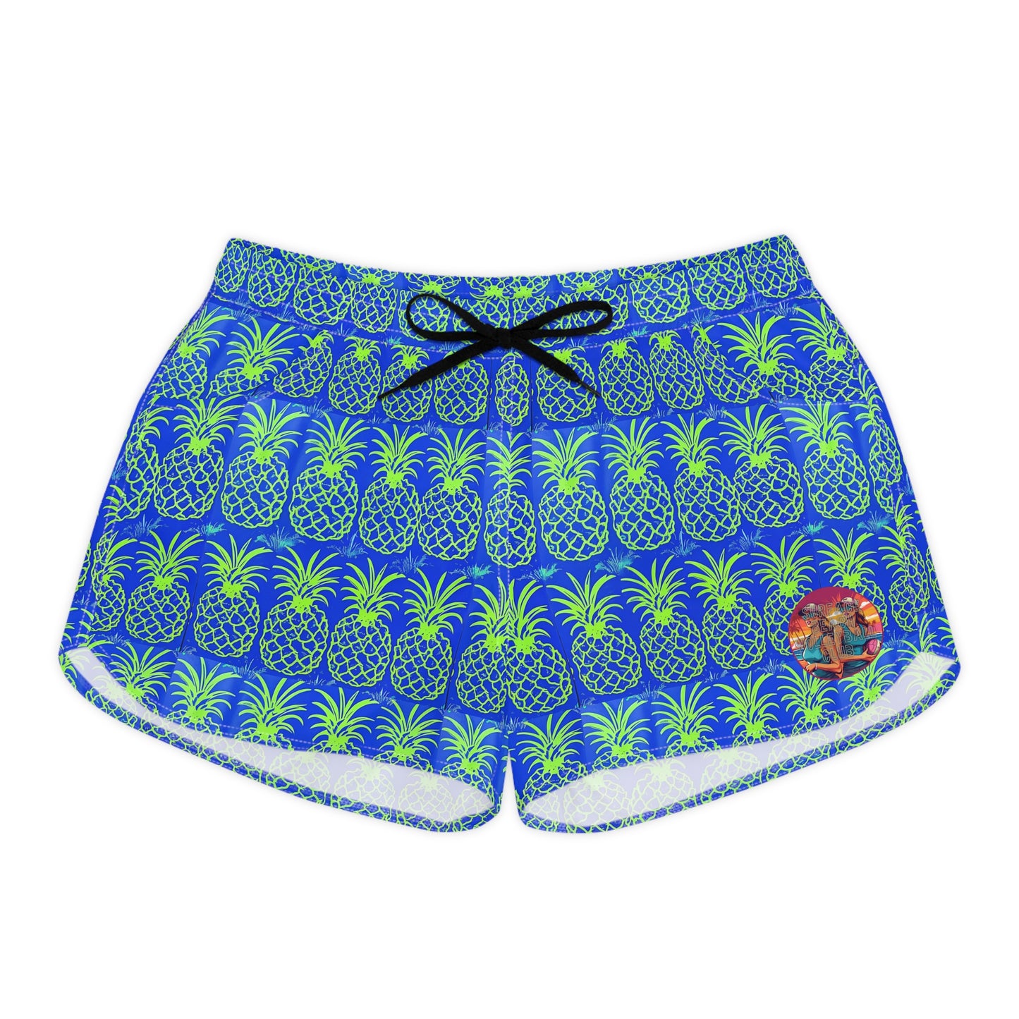 Surface Beach Volleyball Club Floral Logo Cover Up Women's Casual Shorts (AOP)