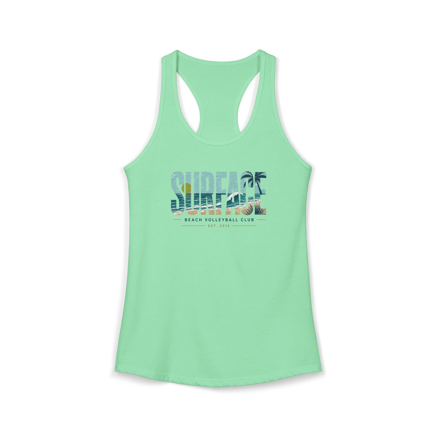 Surface Beach Volleyball Club Women's Racerback Tank - Beach Vibes