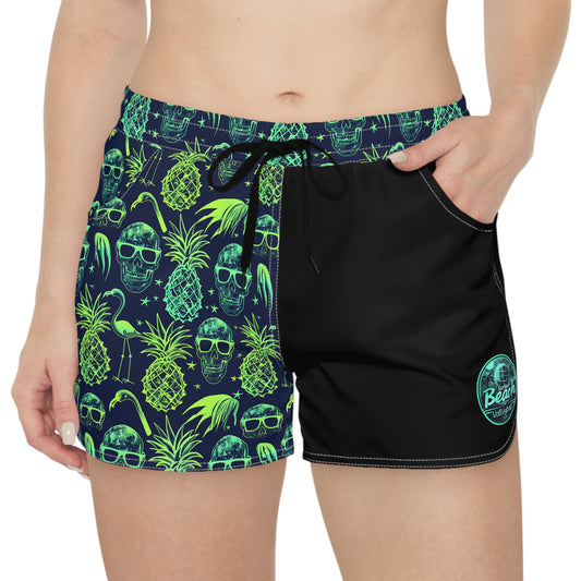 Icon Surface Beach Volleyball Club Cover Up Women's Casual Shorts (AOP)