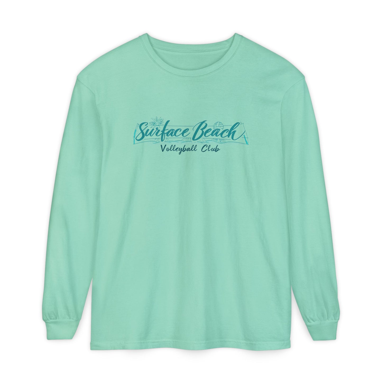 Surface Beach Volleyball Club Long Sleeve Tee — "Beach Player" Back Print