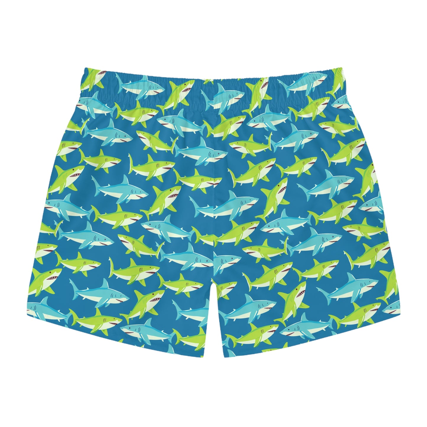 Sharky Mascot Surface Beach Volleyball Club Modern Swim Trunks