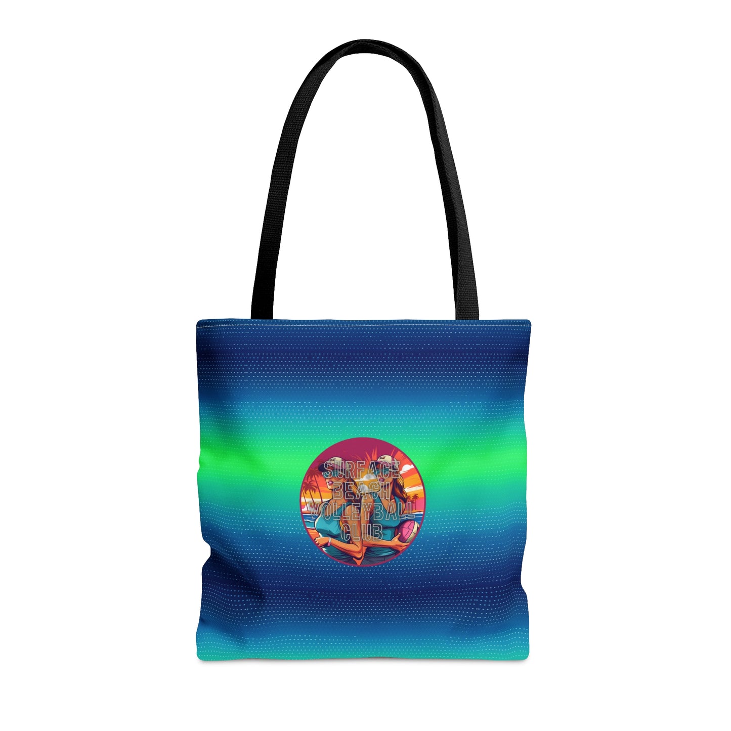 Surface Beach Volleyball Club Logo Tote Bag (AOP)