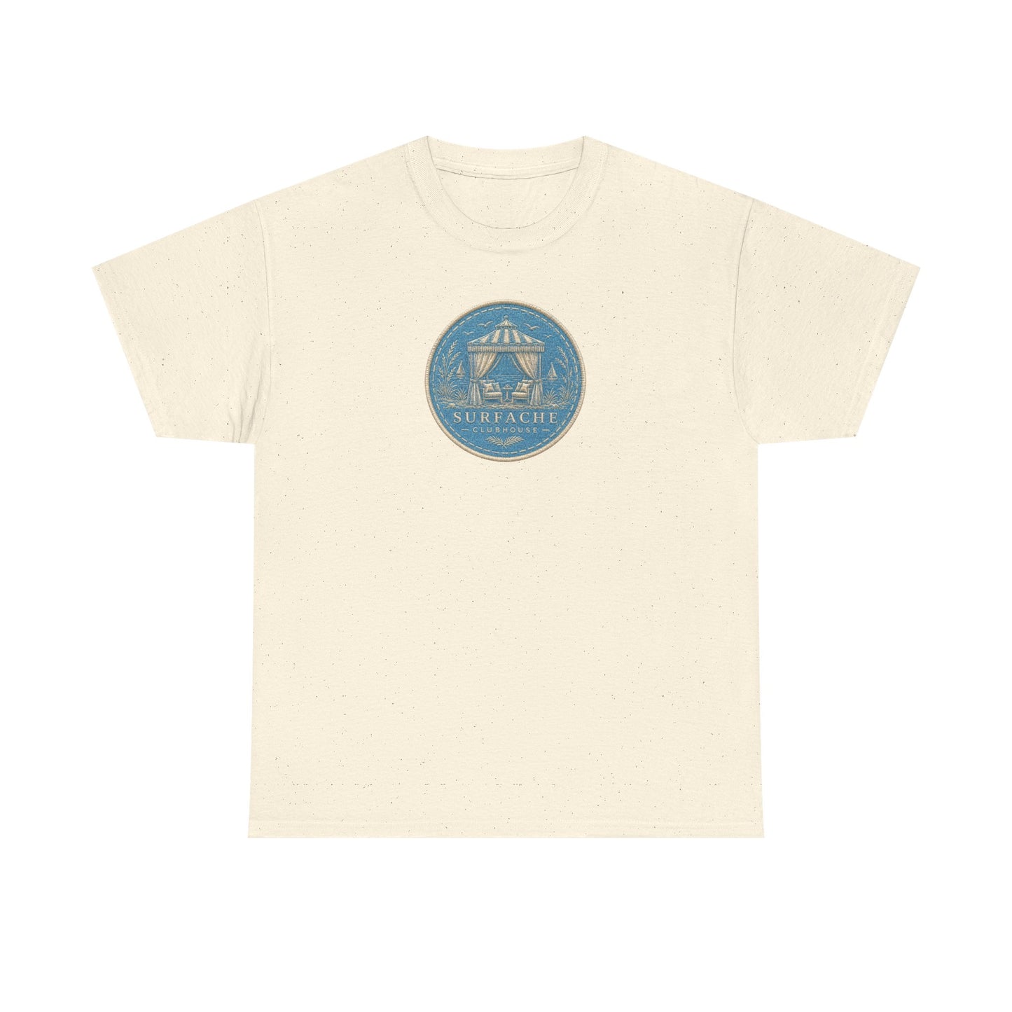 Surfache Cabana Club T‑Shirt – Tropical Beach Cabana Graphic Tee