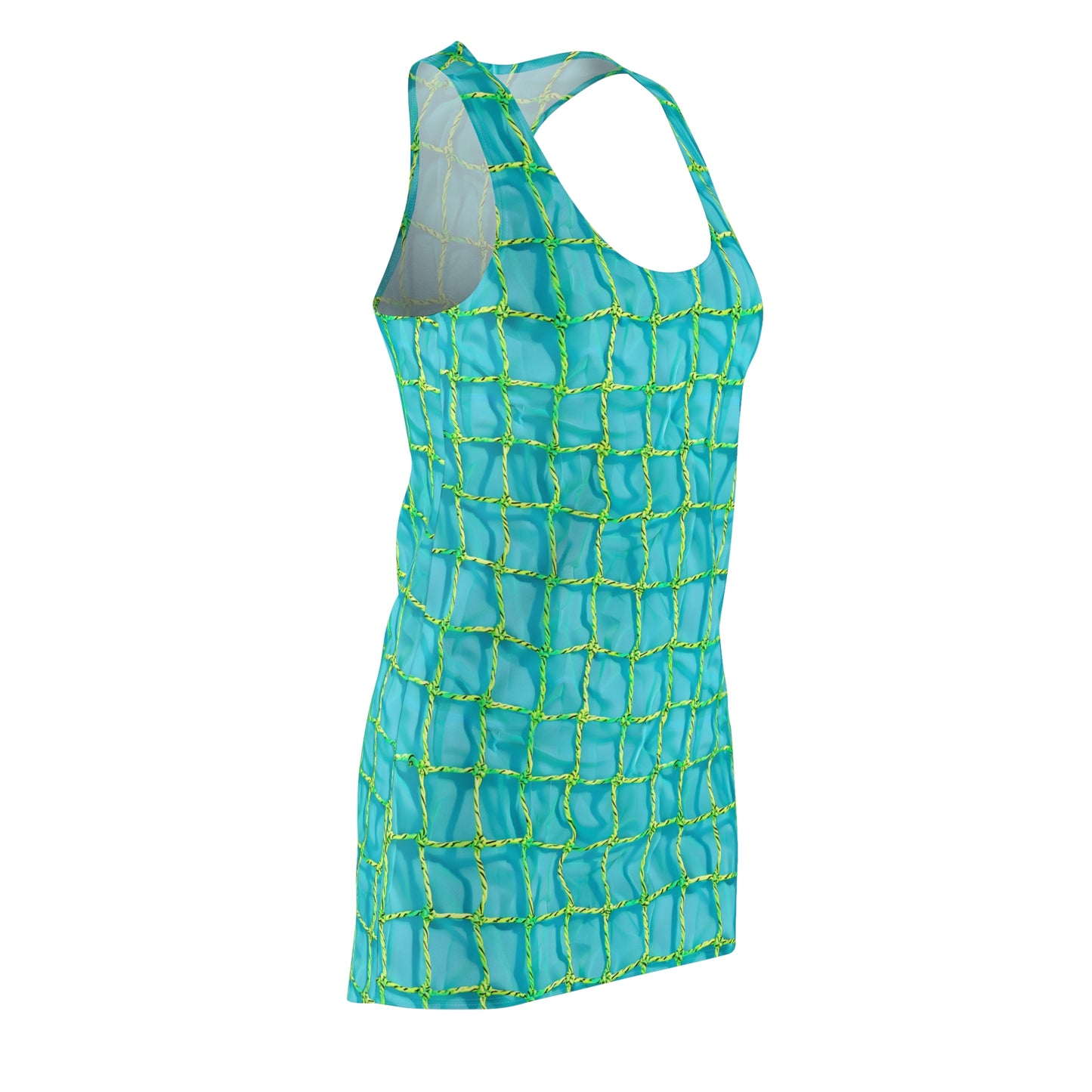 Surface Beach Volleyball Club Designer Women's Cut & Sew Racerback Cover Up Dress Louis IV Collection