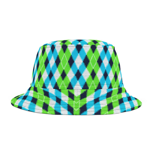 Moda Urbano Argyle Bucket Hat (AOP)