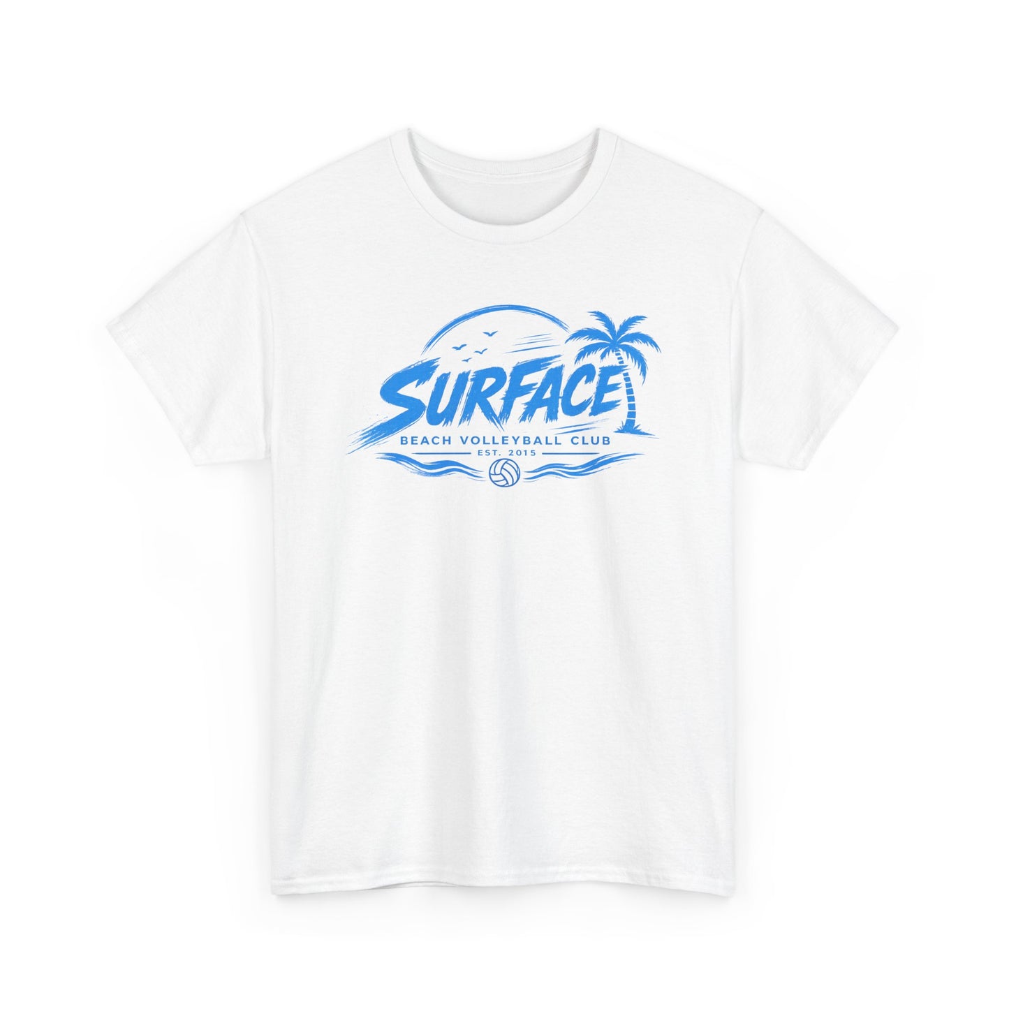 Surface Beach Volleyball Club T-Shirt — Coastal Surf Logo Tee