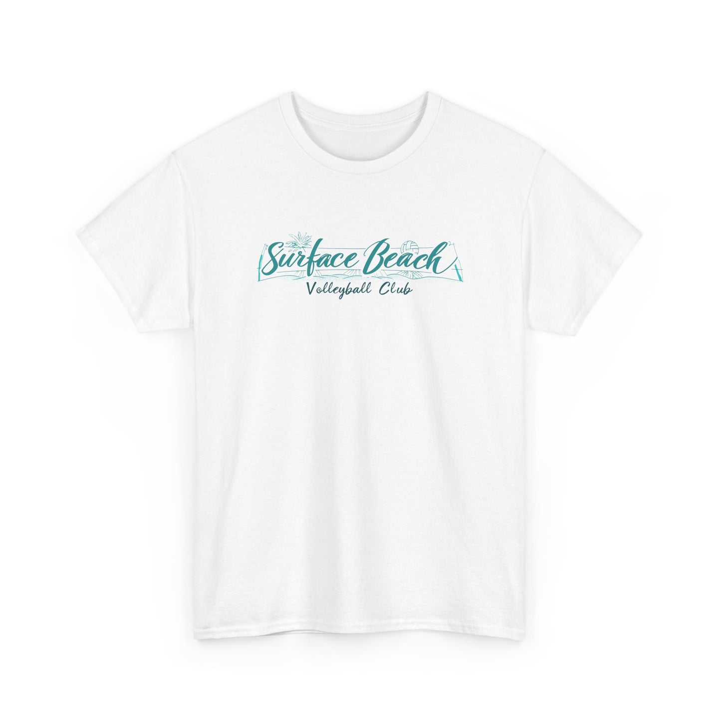Beach Player Volleyball Tee — Surface Beach Club Graphic T-Shirt