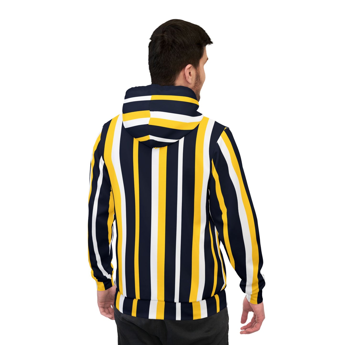 Mahtomedi Zephyrs Striped Sublimated Designer Athletic Hoodie