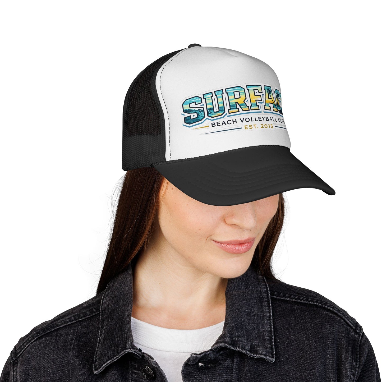 Surface Beach Volleyball Club Trucker Cap | Surf Graphic Trucker Hat