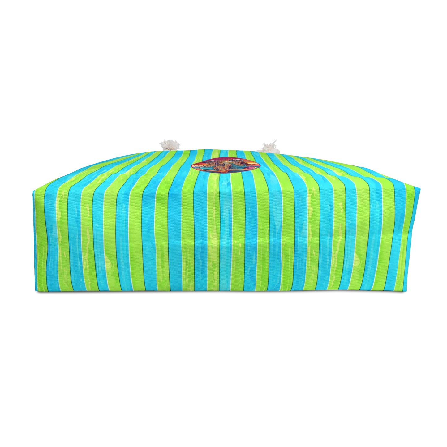 Surface Beach Volleyball Club Weekender Bag - Striped Bright Fashionable Travel Tote