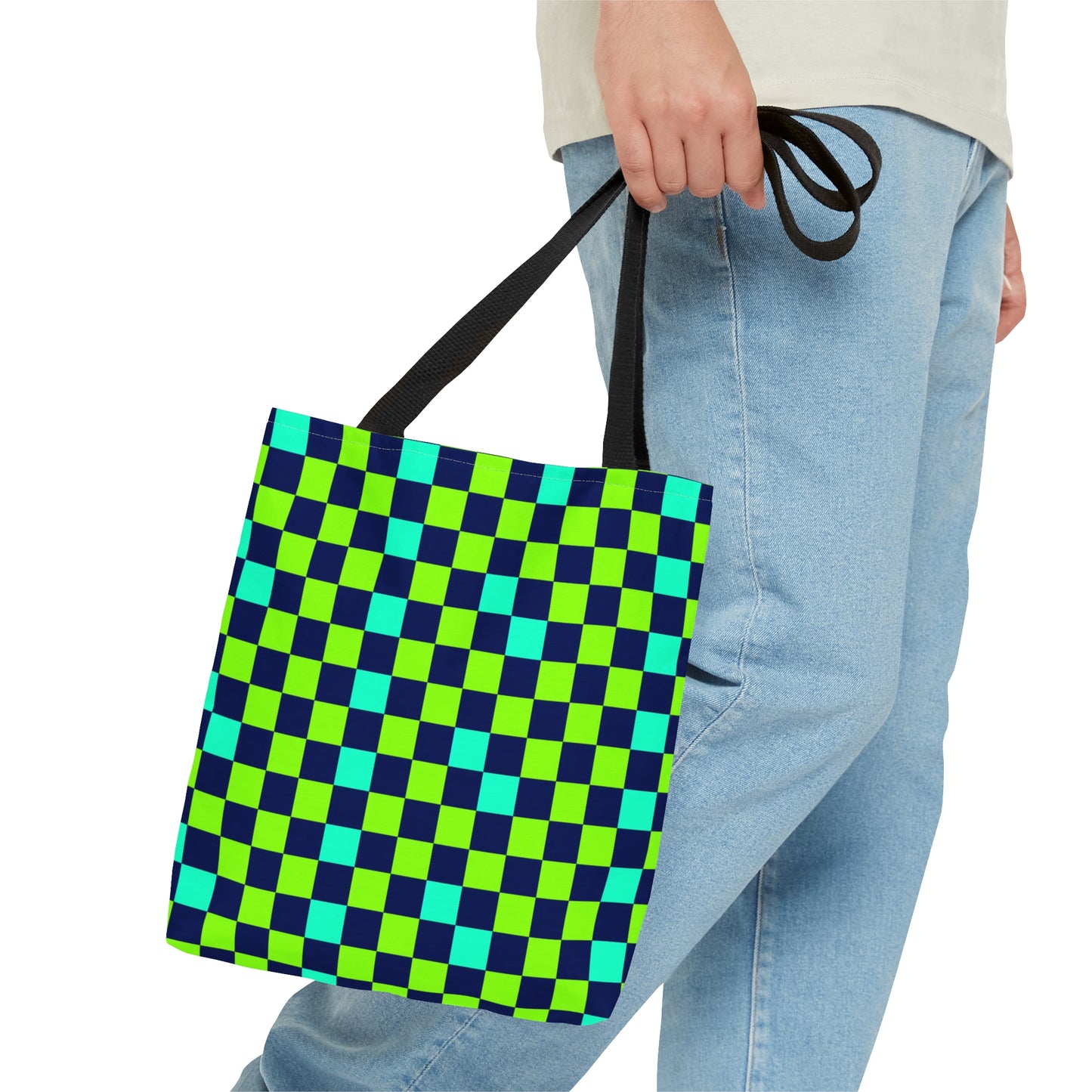 Moda Urbano Checkered Travel Tote Bag