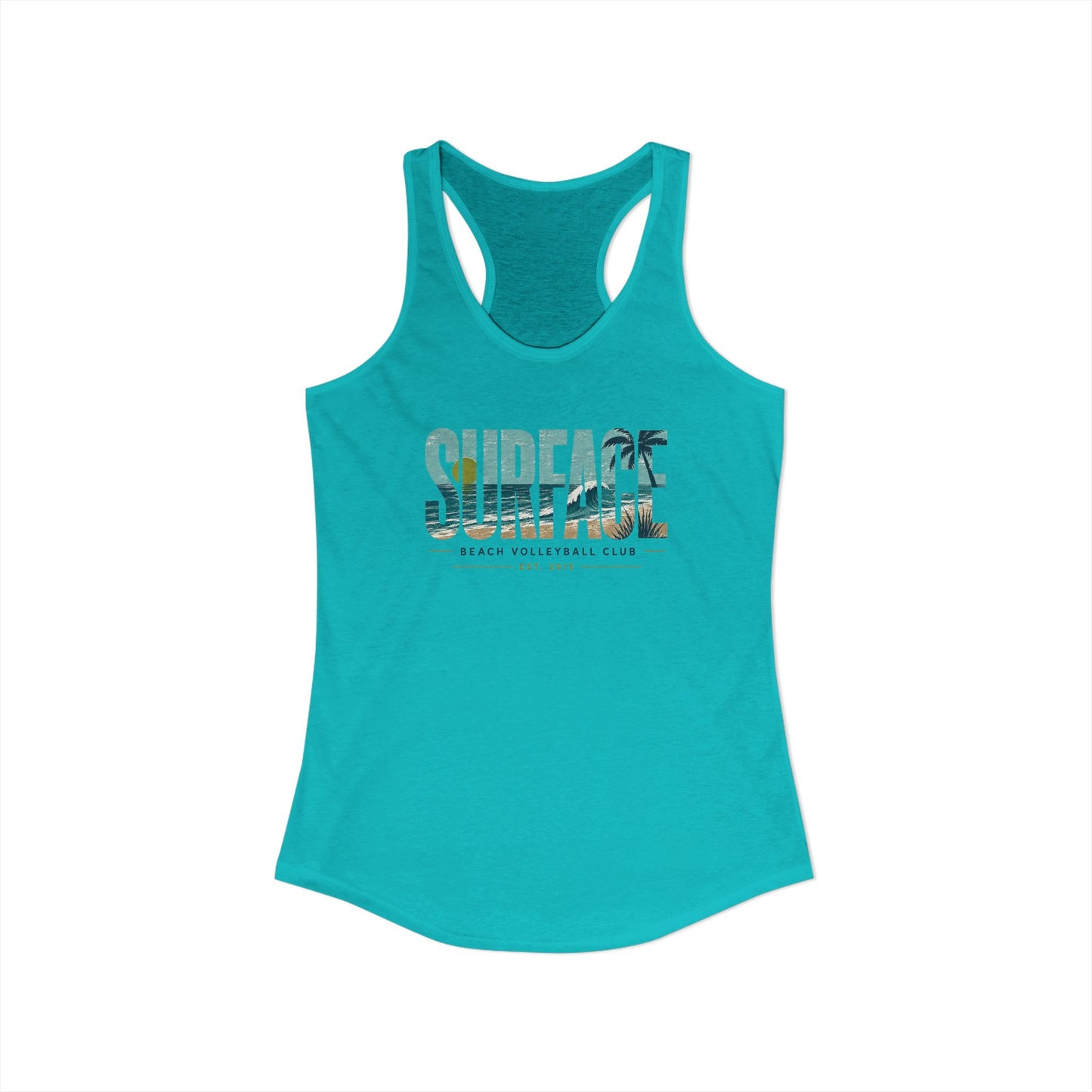 Surface Beach Volleyball Club Women's Racerback Tank - Beach Vibes