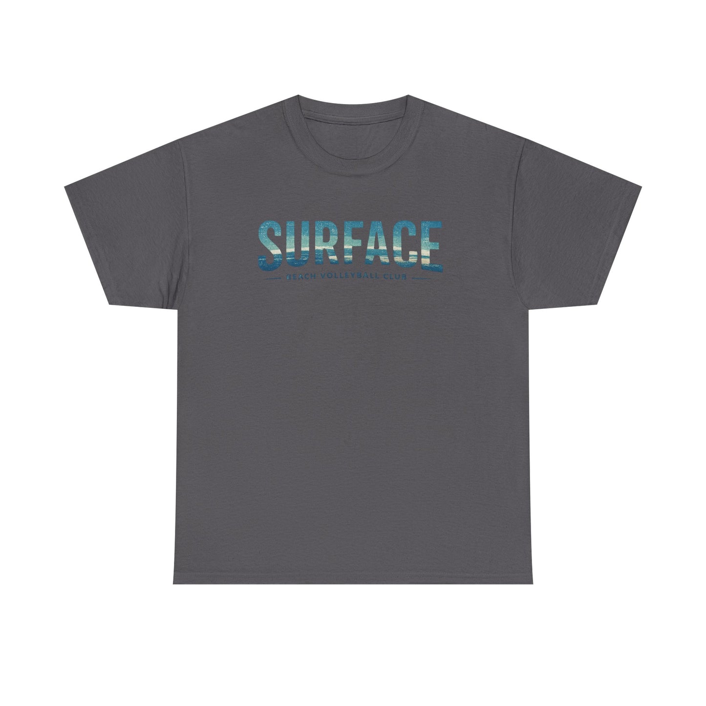 Surface Beach Club T-Shirt — Vintage Palm & Wave Logo Tee