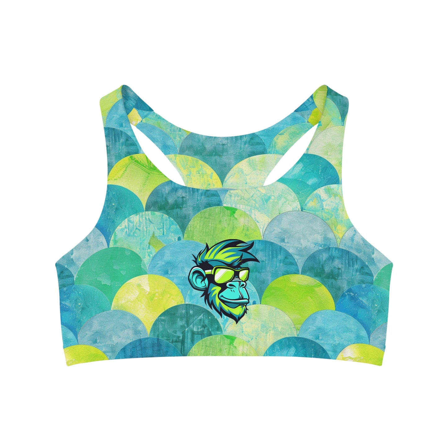 Mascot Surface Beach Volleyball Club Seamless Sports Bra (AOP)