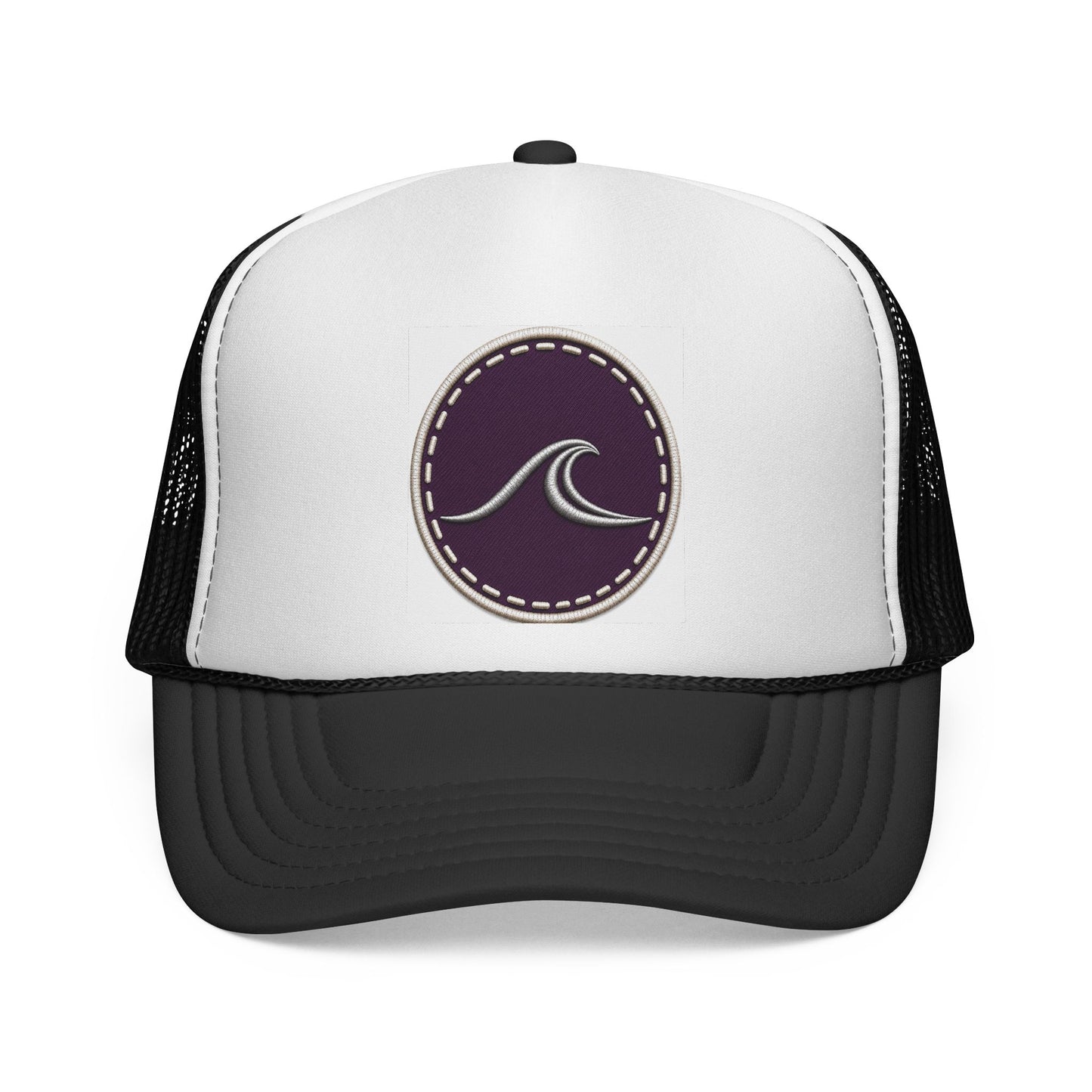 Surfache Wave Trucker Hat — Vintage Surf Logo Cap for Beach Lov