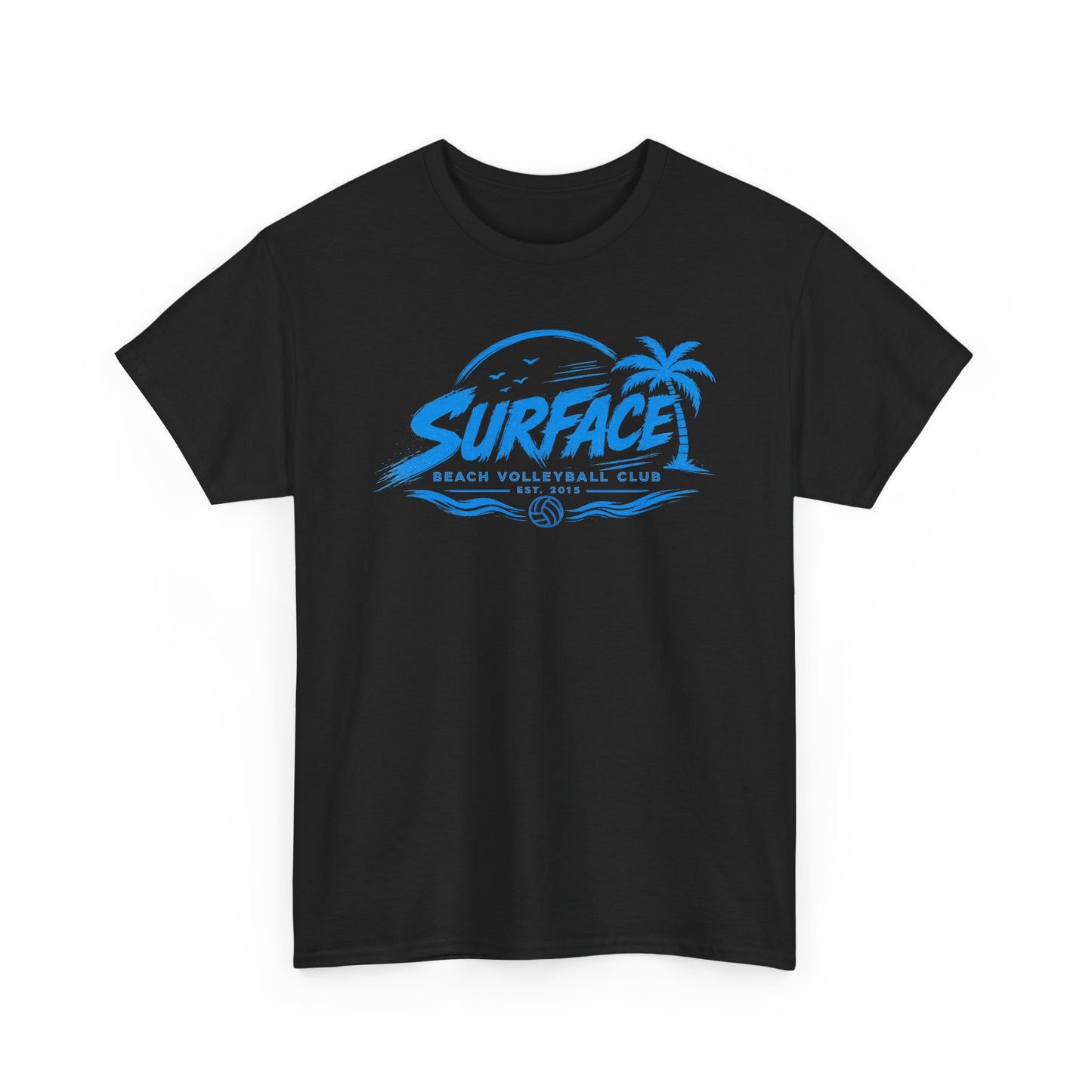 Surface Beach Volleyball Club T-Shirt — Coastal Surf Logo Tee