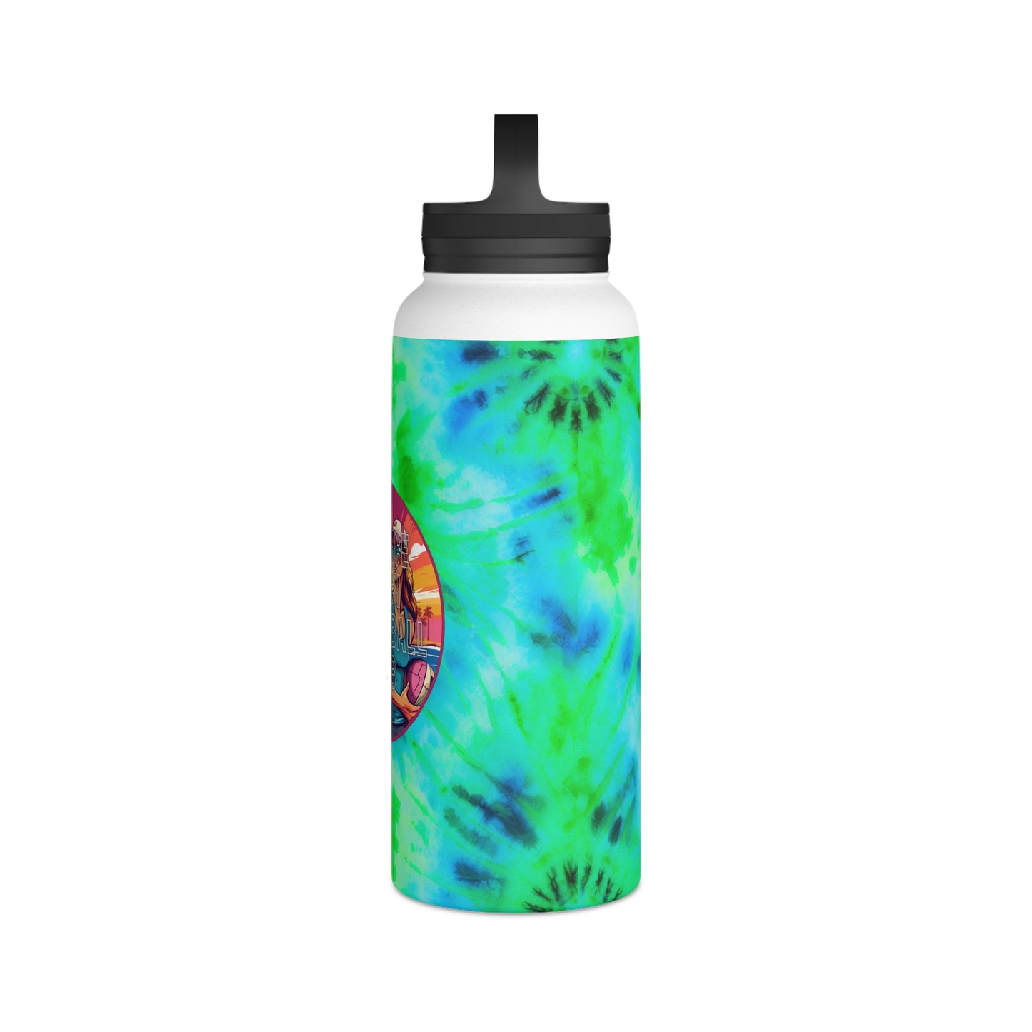 Surface Beach Volleyball Club Stainless Steel Water Bottle, Handle Lid