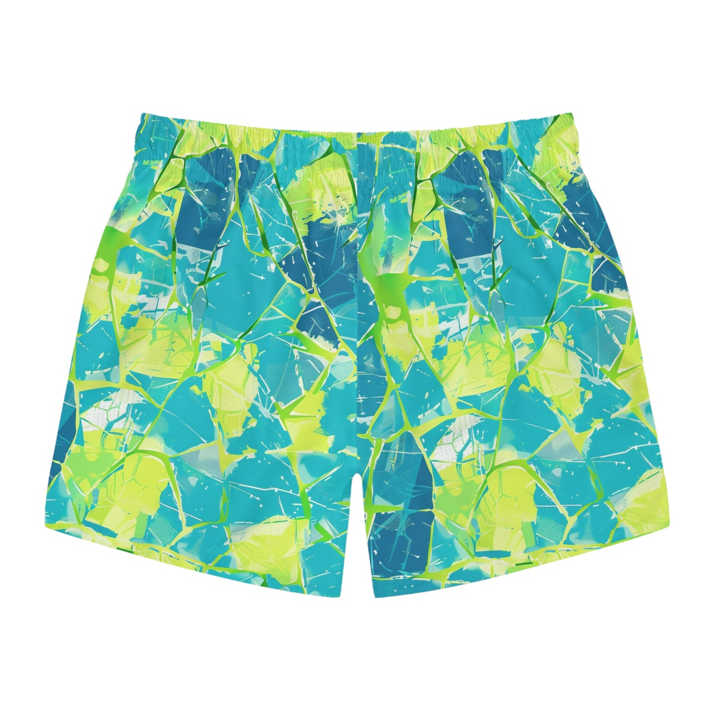 Mosaic Mascot Surface Beach Volleyball Club Dotted Ombré Modern Swim Trunks Volleys