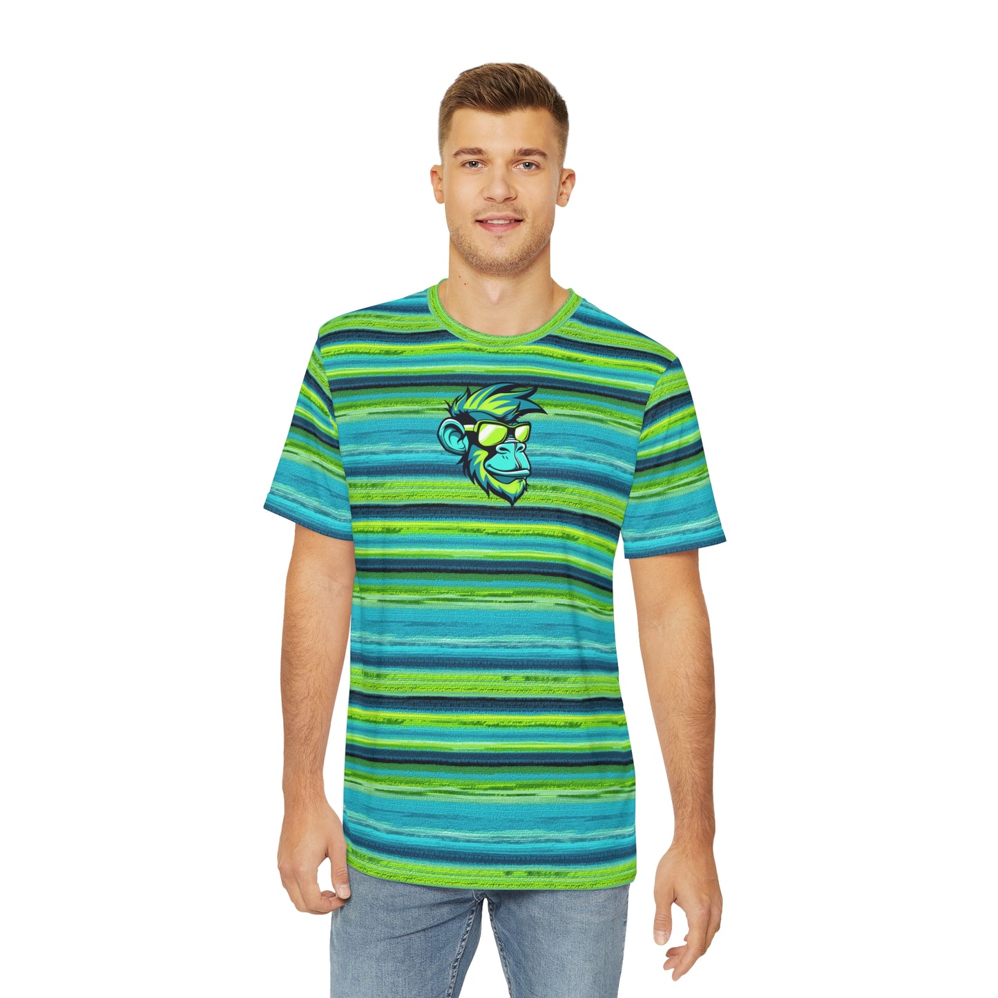 Mascot Surface Beach Volleyball Club Men's Polyester Tee (AOP)