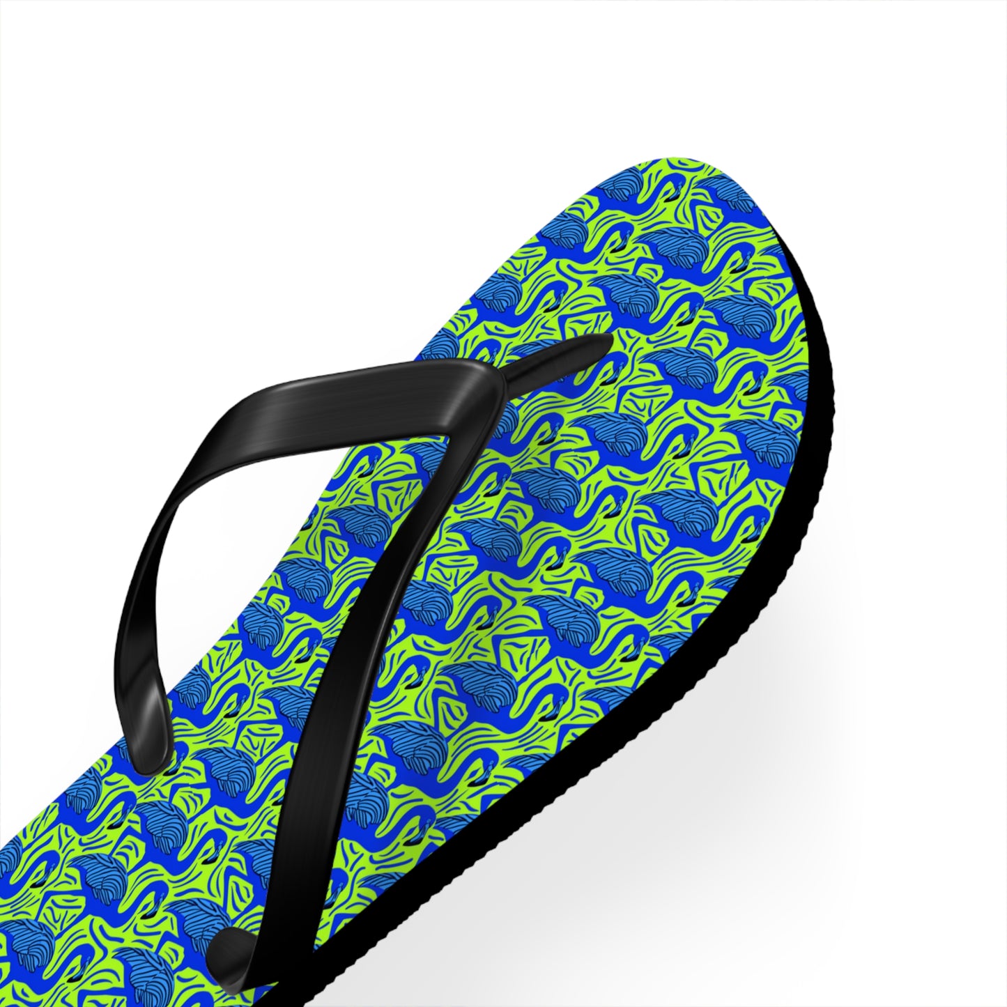 Flamingos Surface Beach Volleyball Club Designer Flip Flops