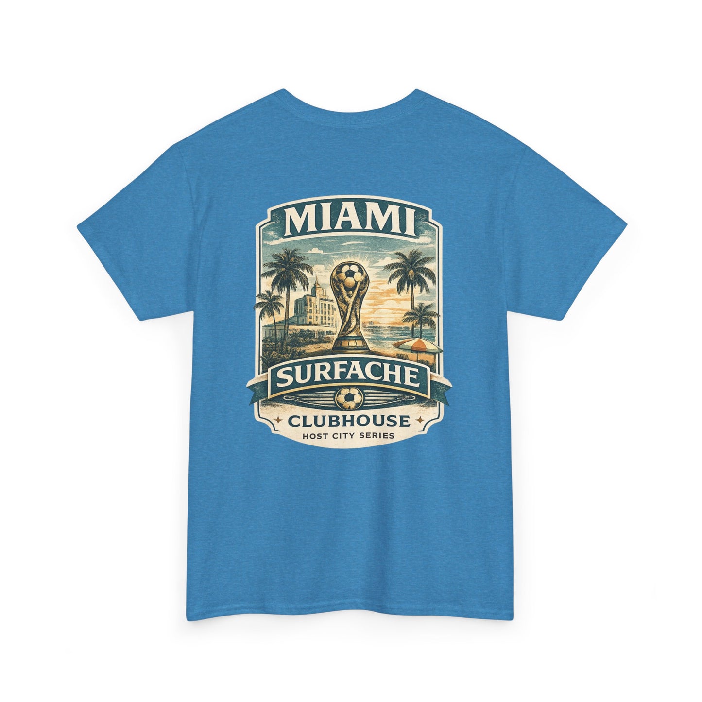 Surfache Miami Clubhouse T-Shirt — Vintage Palm Beach Surf Tee