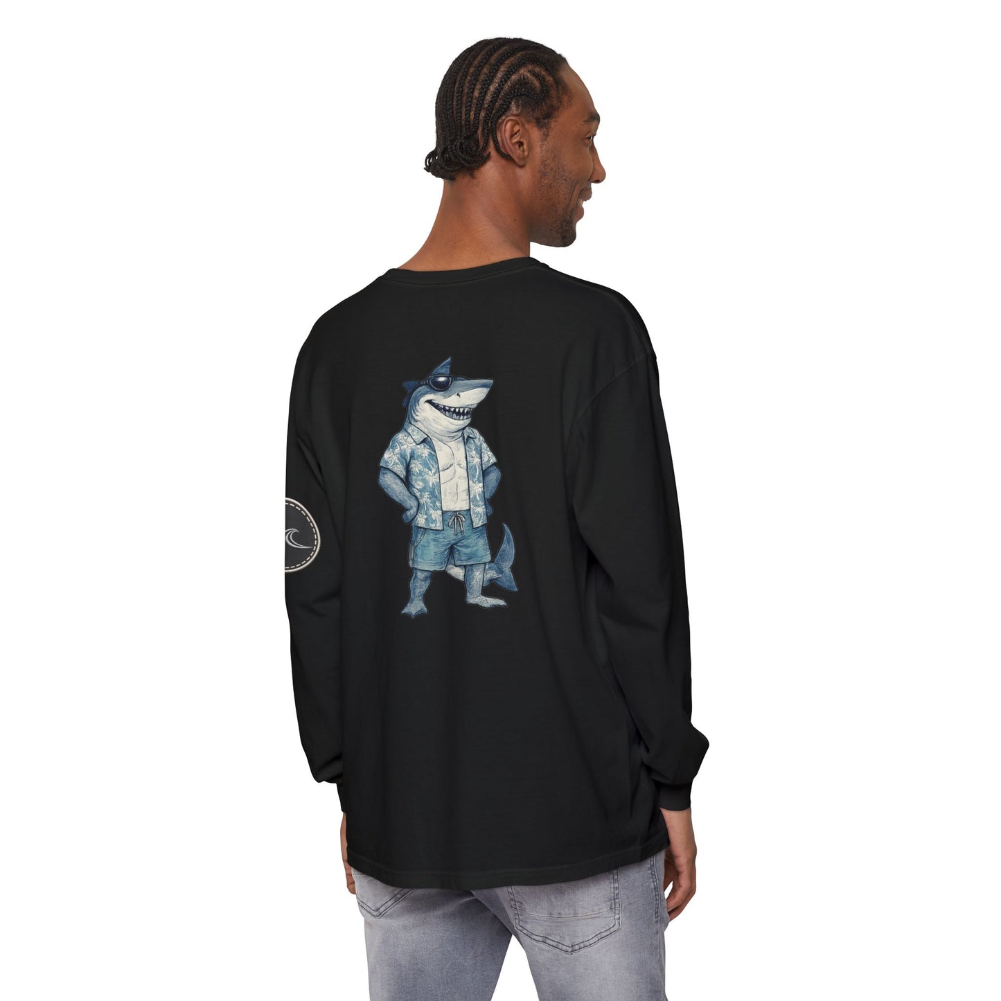 Surfache Shark Graphic Long Sleeve Tee