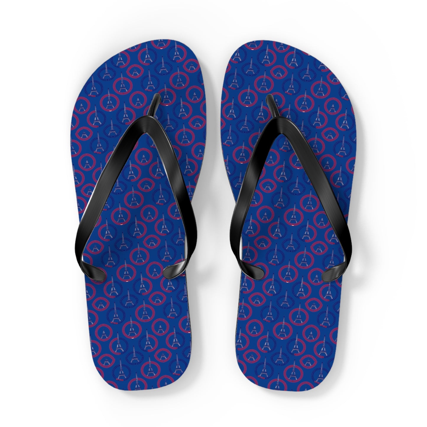 Paris Olympics Inspired Moda Urbano Designer Flip Flops