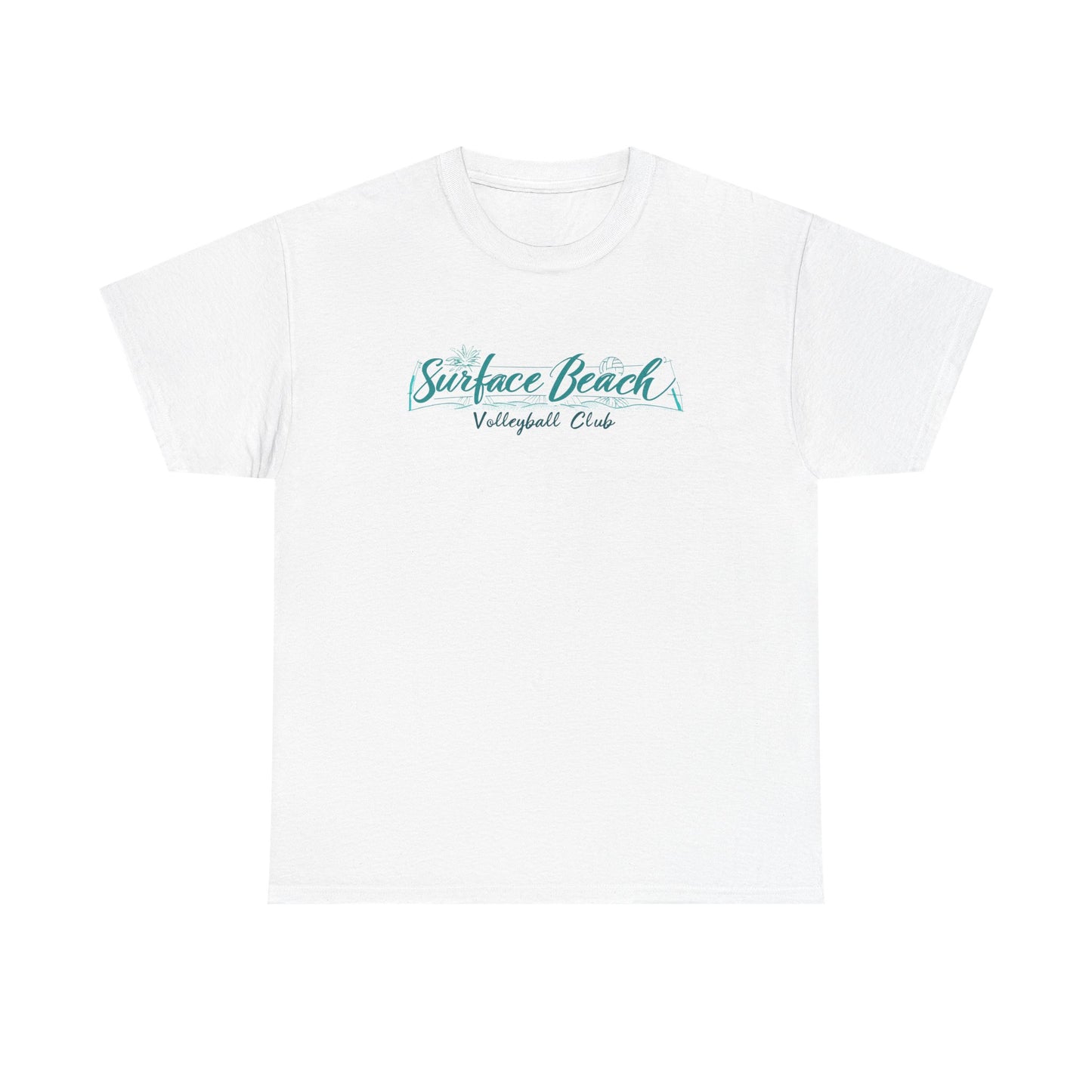 Beach Player Volleyball Tee — Surface Beach Club Graphic T-Shirt