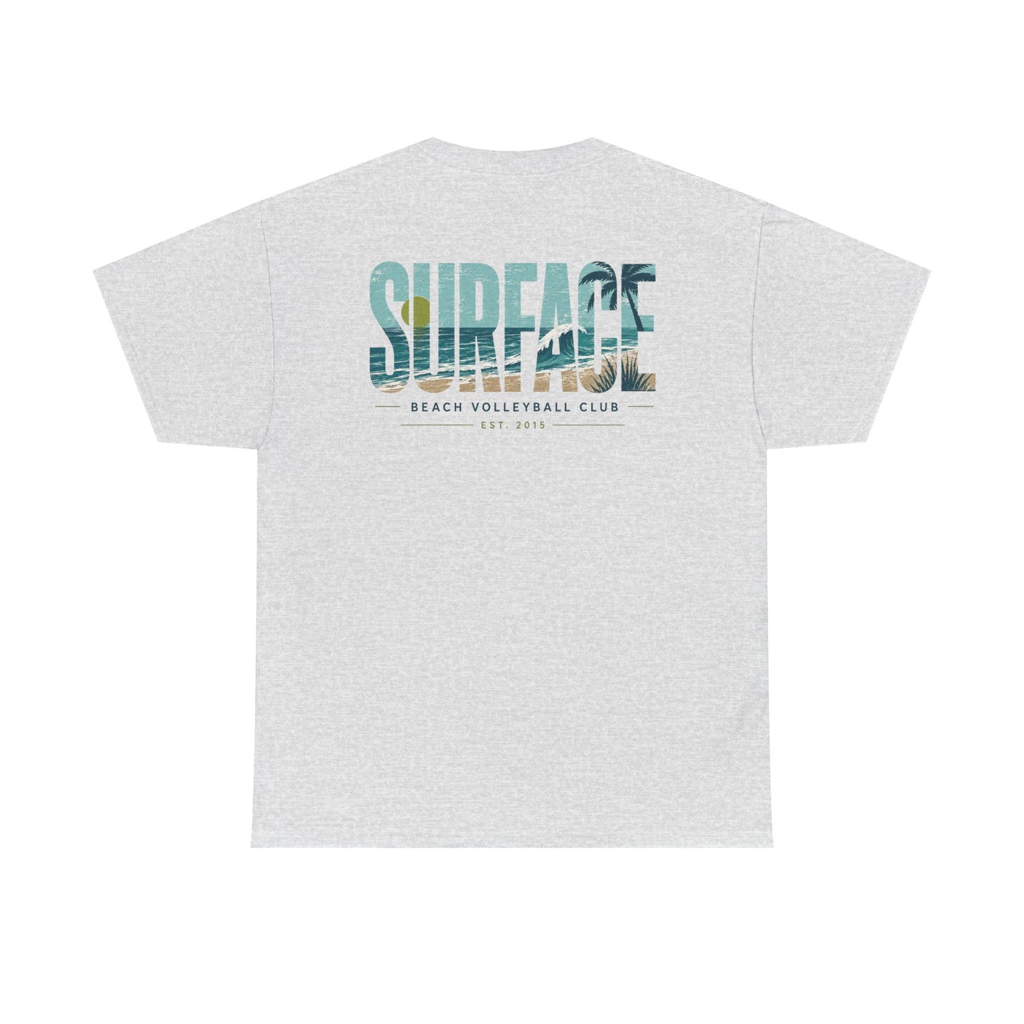 Surface Beach Volleyball Club T-Shirt — Coastal Surf Graphic Tee