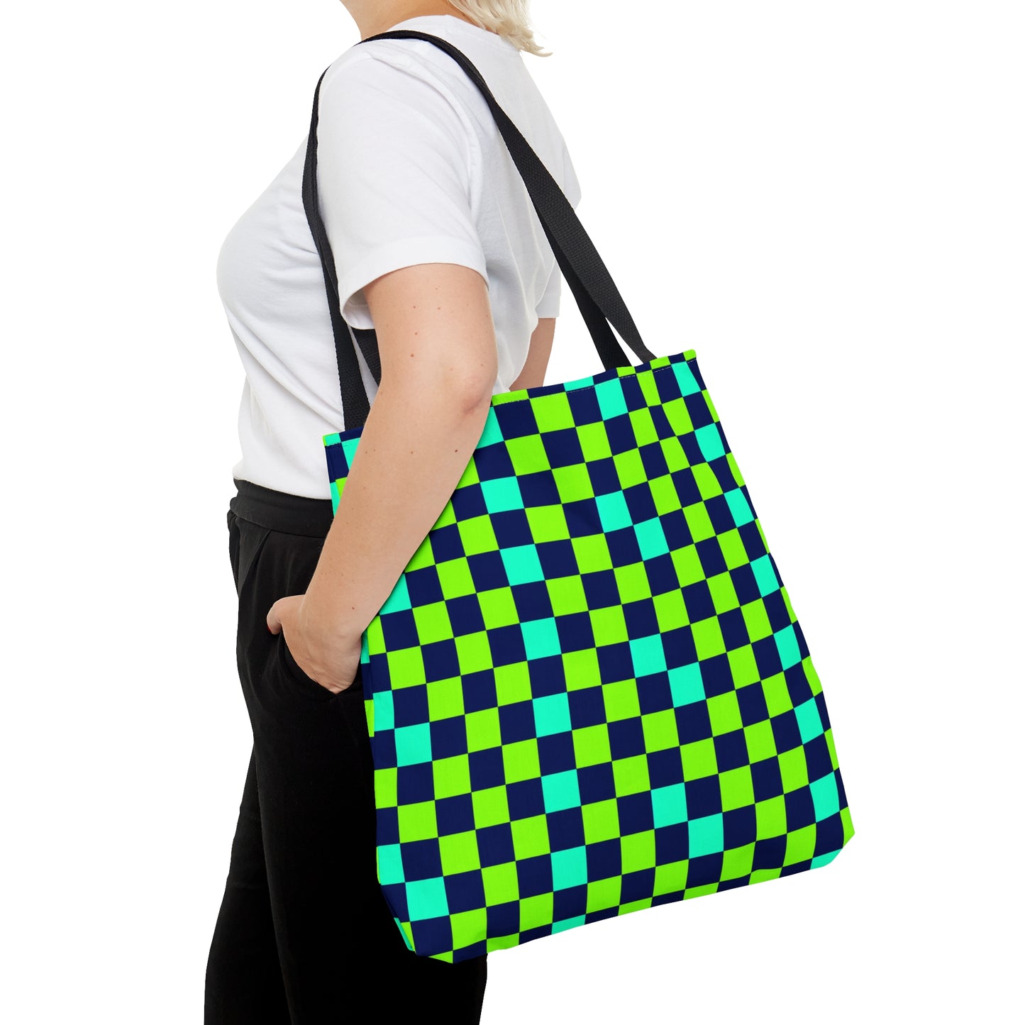 Moda Urbano Checkered Travel Tote Bag