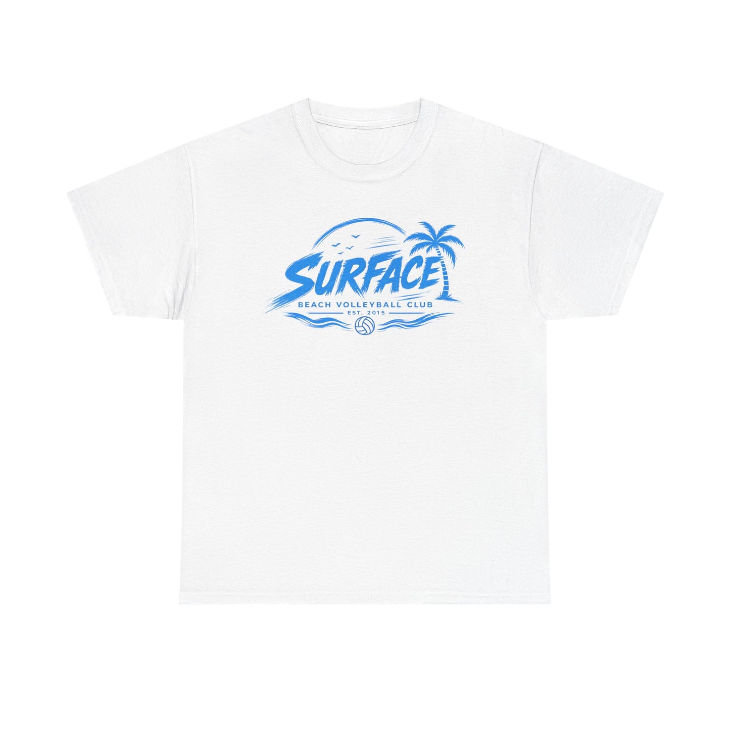 Surface Beach Volleyball Club T-Shirt — Coastal Surf Logo Tee