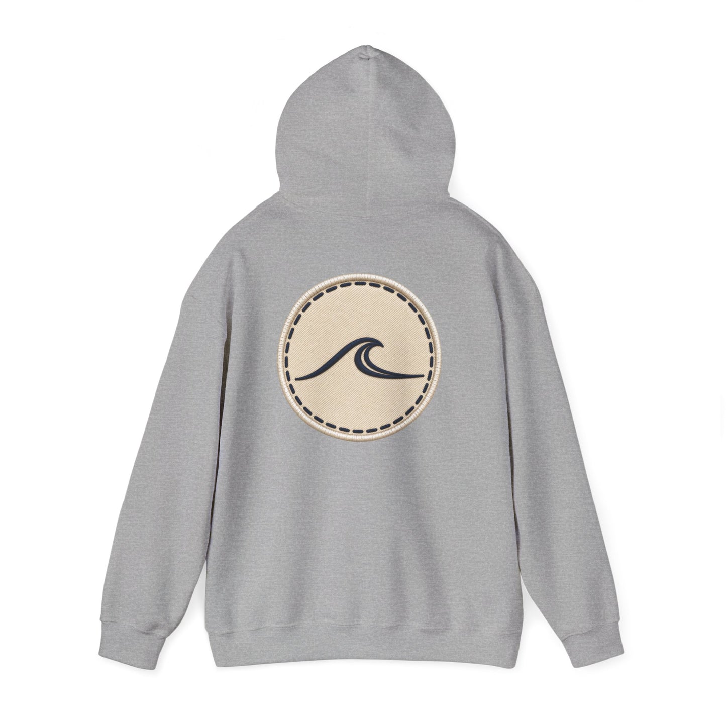 Surfache Wave Logo Hoodie — Coastal Surf-Inspired Pullover