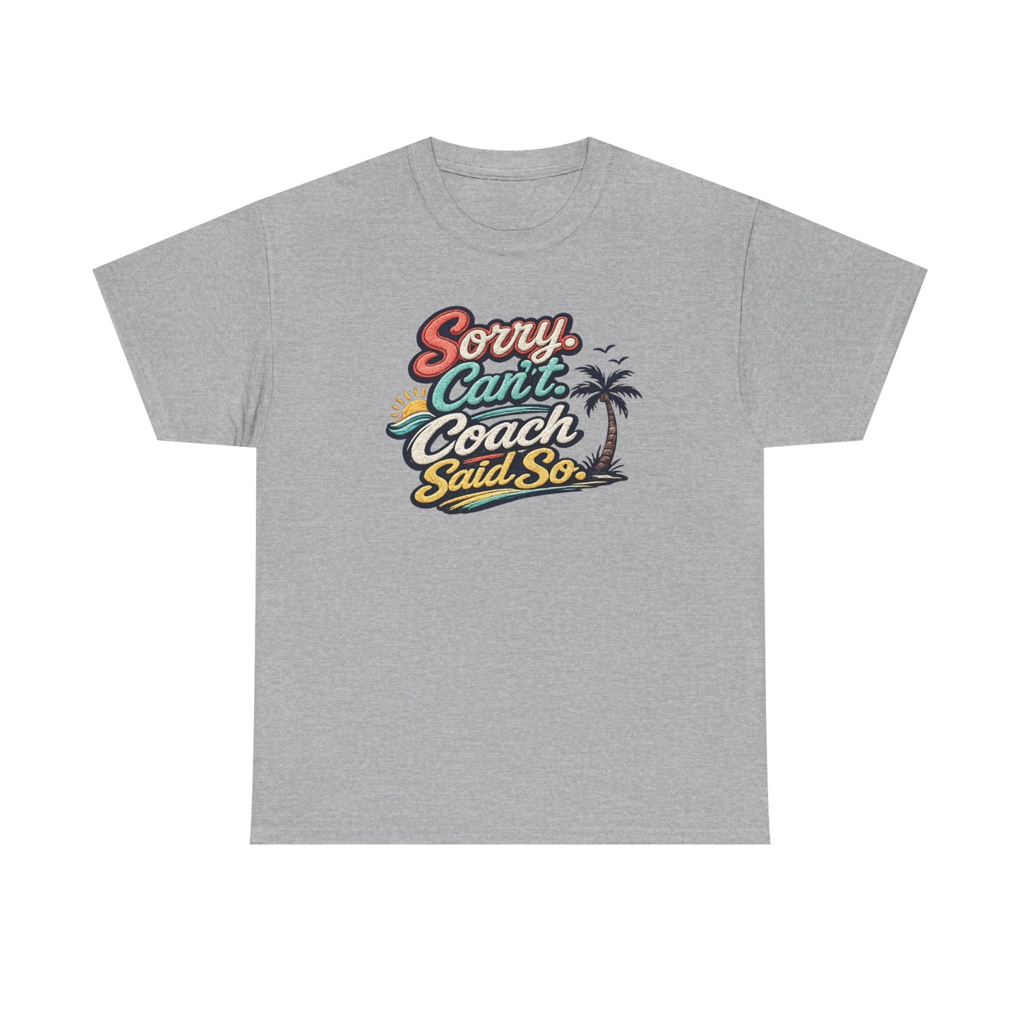 Beach Volleyball Tee — "Sorry, Can't. I’ve Got Beach Volleyball" Retro Graphic