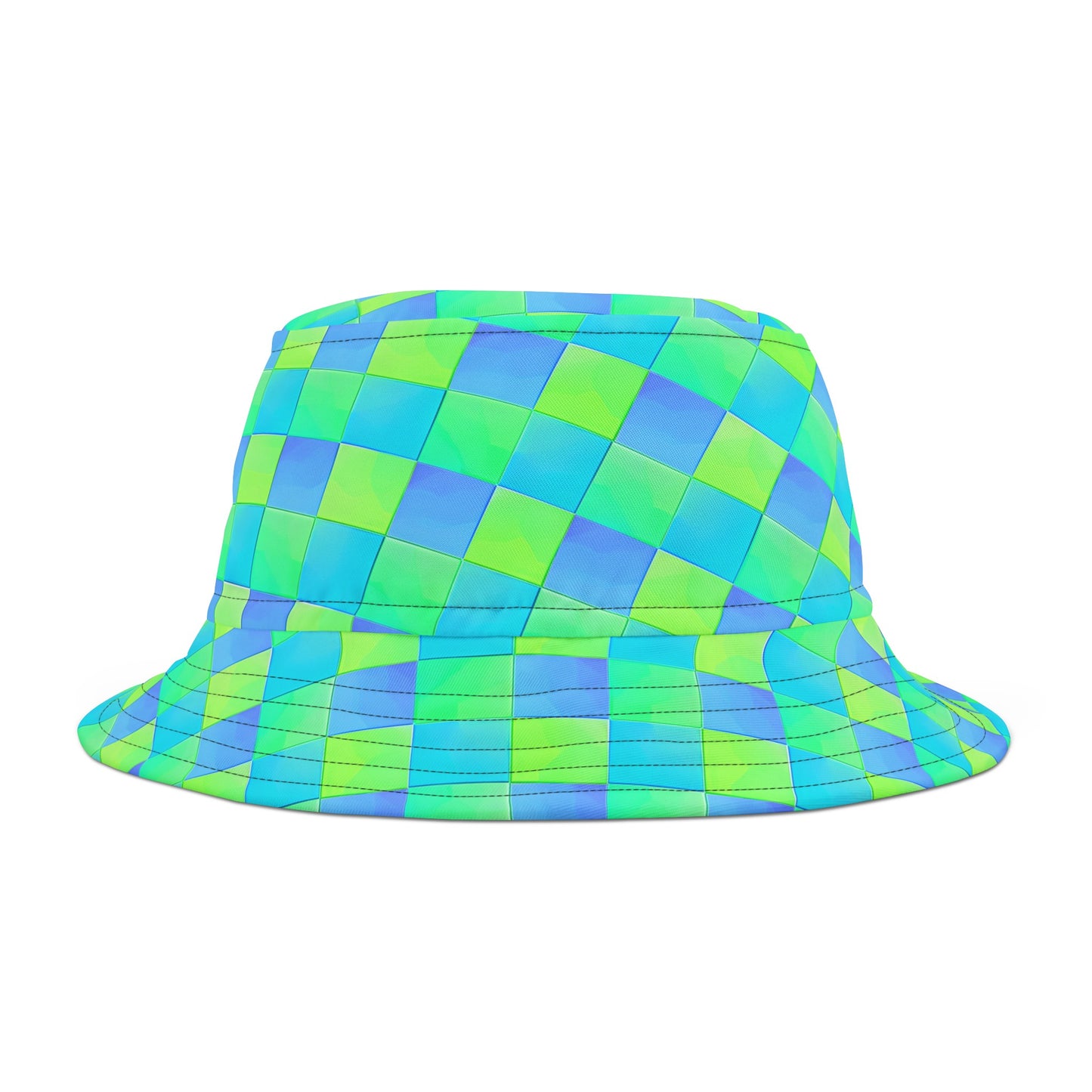 Moda Urbano Checkered Bucket Hat (AOP)