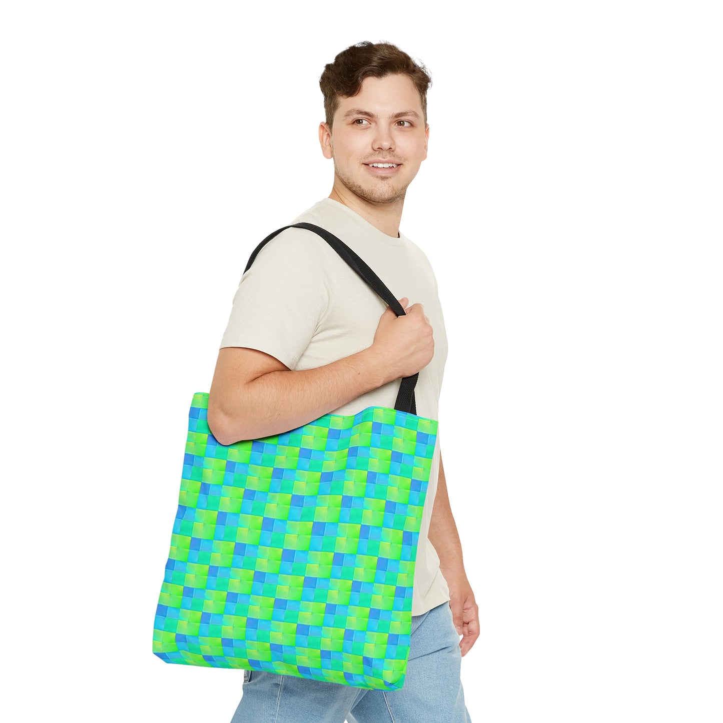 Moda Urbano Checkered Travel Tote Bag