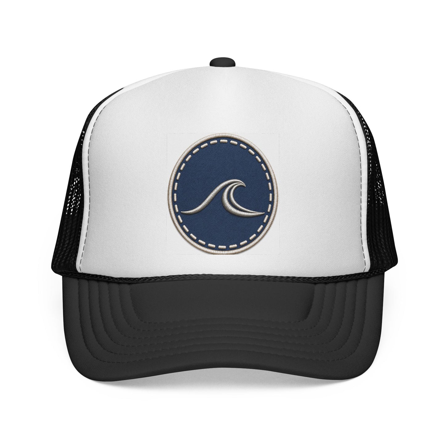 Surfache Wave Trucker Hat — Vintage Surf Logo Cap for Beach Lov