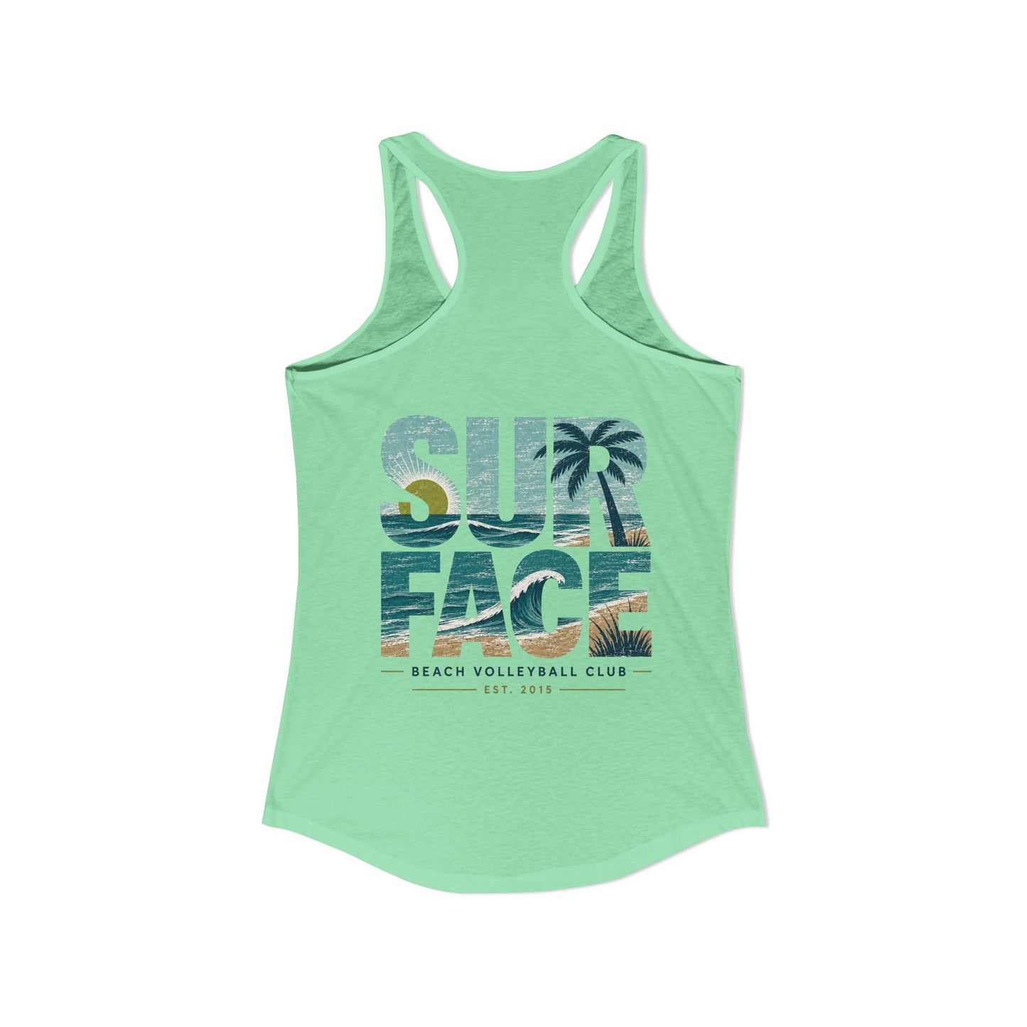 Surface Beach Volleyball Club Women's Racerback Tank - Beach Vibes