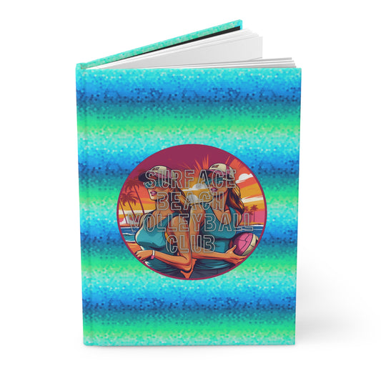 Surface Beach Volleyball Club Reflection Hardcover Journal Matte