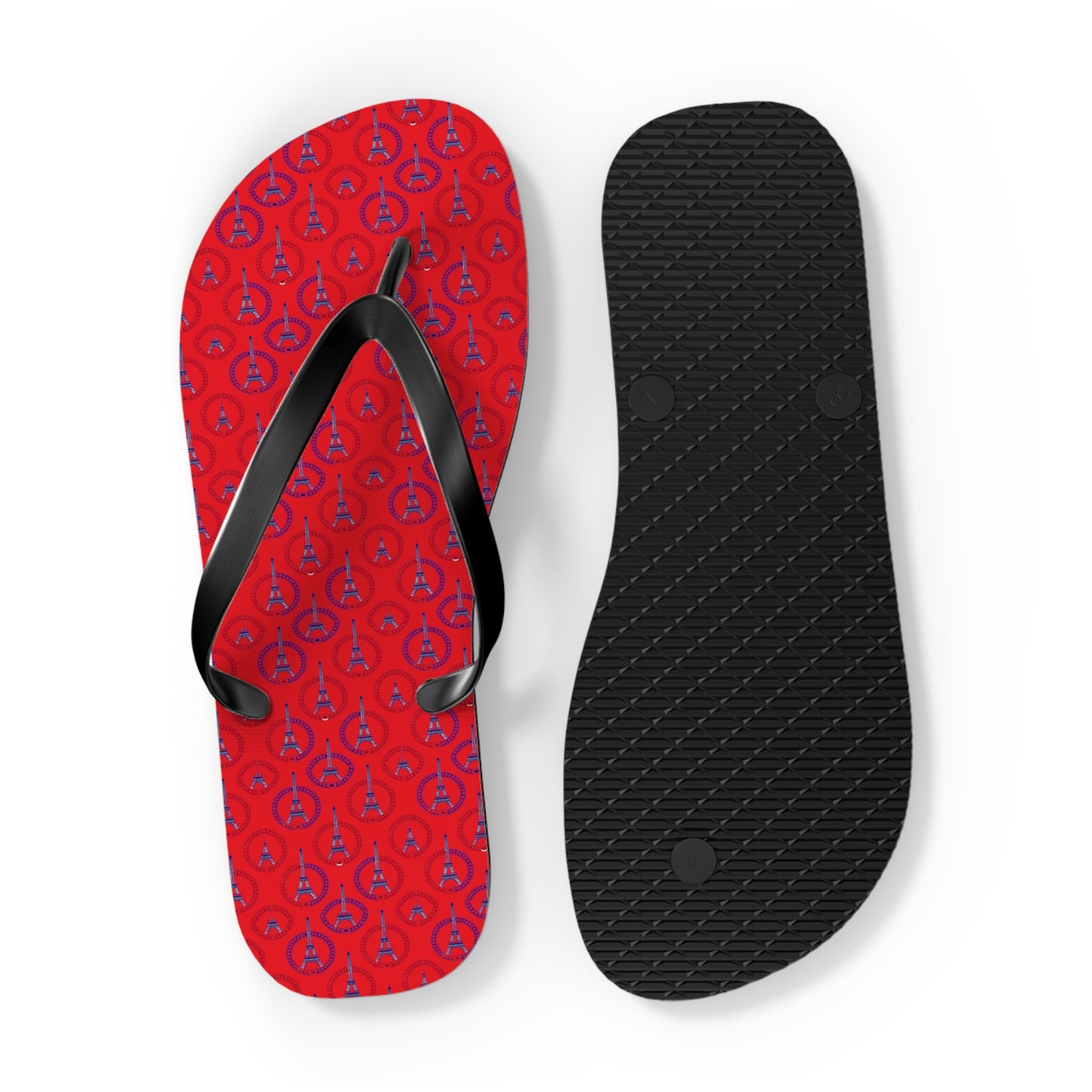 Paris Olympics Inspired Moda Urbano Designer Flip Flops