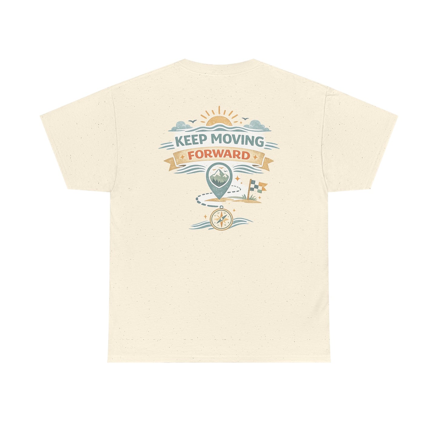Make a Plan, Be Ready to Deviate T‑Shirt — 'Keep Moving Forward' Adventure Travel Tee