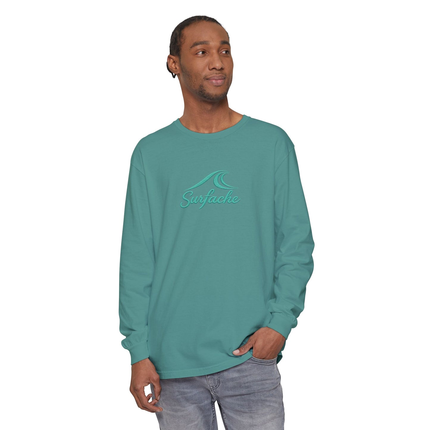 Miami Surfache Long Sleeve Tee — Surf Clubhouse Graphic Shirt
